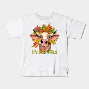 It's Fall Y'All Kids T-Shirt